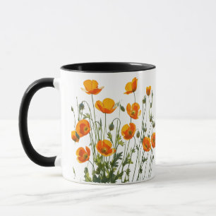 Californian/Welsh Poppies. Mother's Day gift Mug