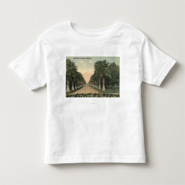 CaliforniaPalms Alongside Road Toddler T-Shirt (Front)
