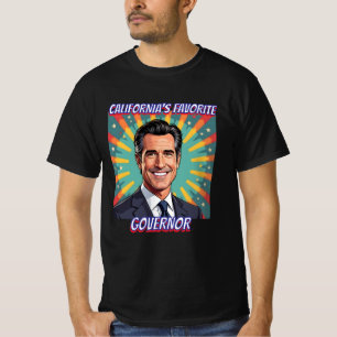California's Favourite Governor   Gavin Newsom T-Shirt