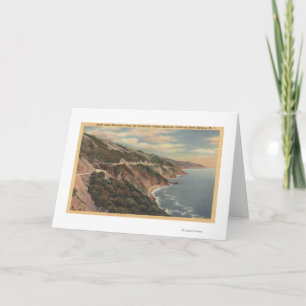 CaliforniaSanta Lucia Mts along Hwy 1 Holiday Card