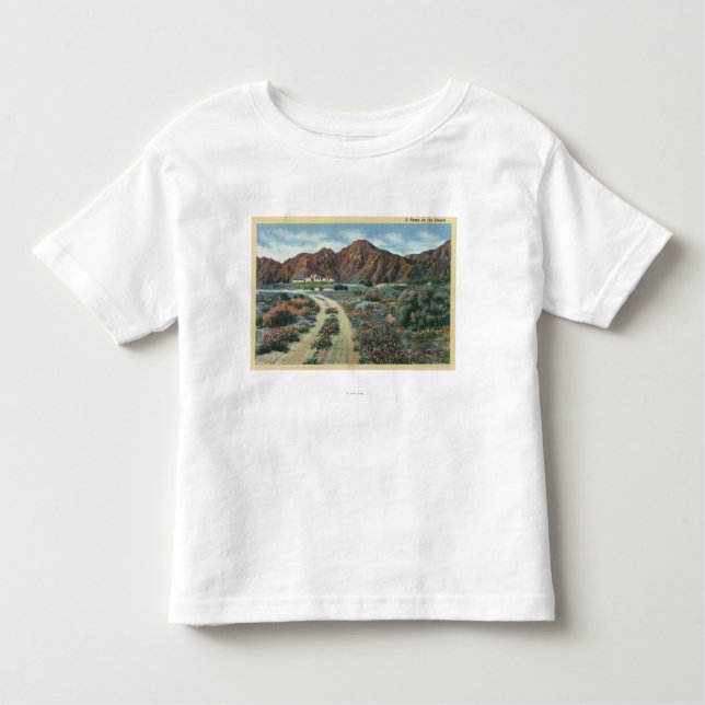 CaliforniaScenic Desert View of Residence Toddler T-Shirt (Front)