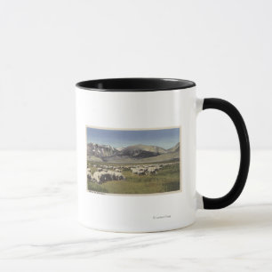 CaliforniaSheep Grazing in the High Sierra Mug