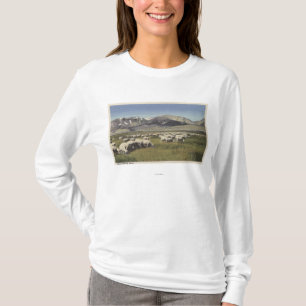CaliforniaSheep Grazing in the High Sierra T-Shirt