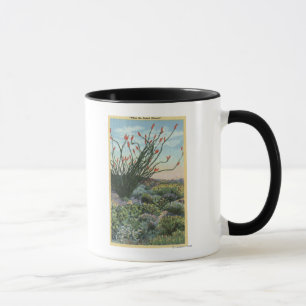CaliforniaView of Cacti in Bloom Mug