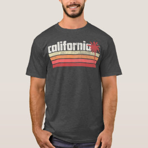 CaliforniaVintage Retro 70s 80s Gift Beach Palm Tr T-Shirt