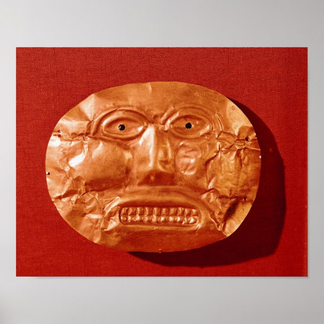 Calima funerary mask, from Restrepo, Cauca Poster (Front)