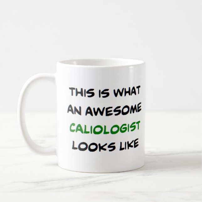 caliologist, awesome coffee mug (Left)