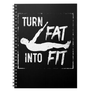 Calisthenics Bodyweight Training Quote Notebook