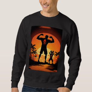 Calisthenics Exercise Enthusiasts Father And Son D Sweatshirt