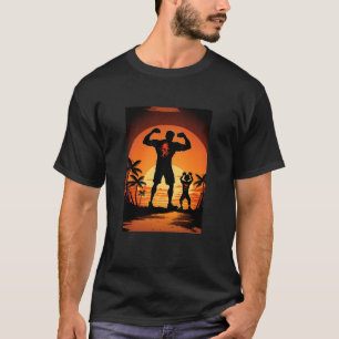 Calisthenics Exercise Enthusiasts Father And Son D T-Shirt