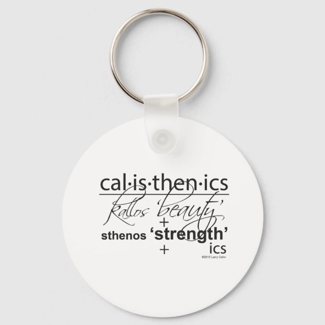 Calisthenics Key Ring (Front)