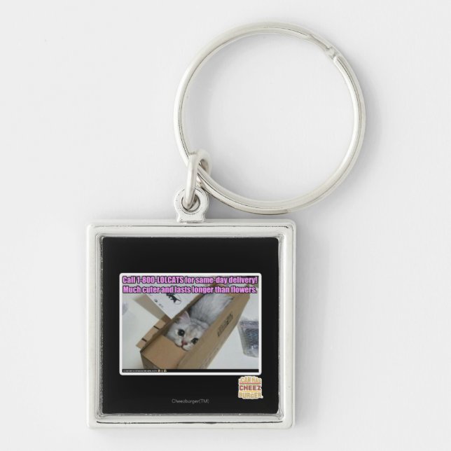 Call 1-800-LOLCATS Key Ring (Front)