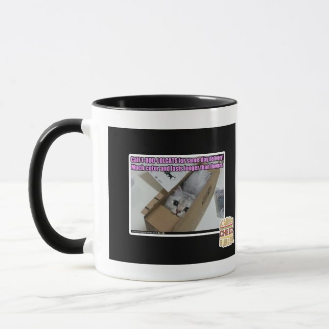 Call 1-800-LOLCATS Mug (Left)