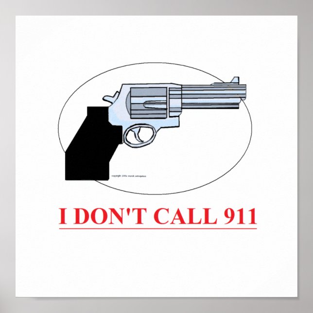 call 911 poster (Front)