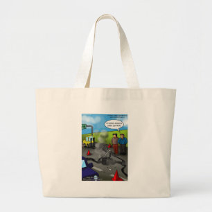 Call A Forklift Funny Gifts Tees Mugs etc Large Tote Bag
