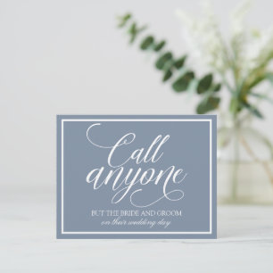 Call Anyone Card Sketched (Dusty Blue)