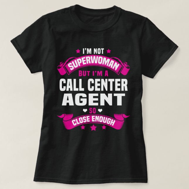 Call Centre Agent T-Shirt (Design Front)