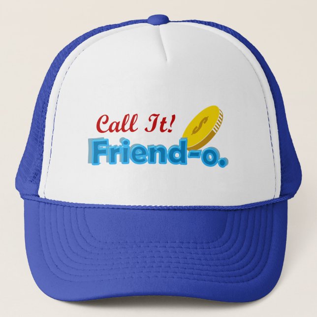 Call It Friendo No Country Design Trucker Hat (Front)