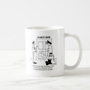 Call Locksmith, Don't Use a Blow Torch Coffee Mug