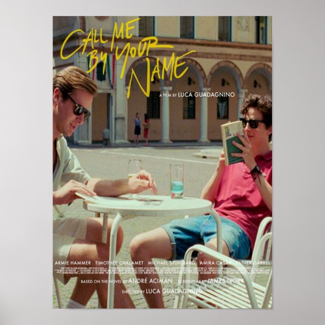 Call Me By Your Name alternate film Poster (Front)