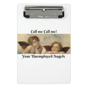 Call me Call me! white mini clipboard
