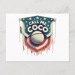 Call Me Coco Call Me Champion Holiday Postcard