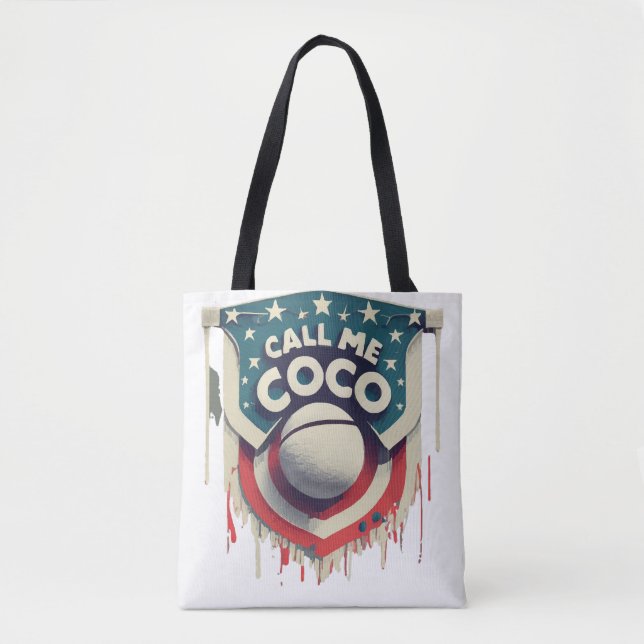 Call Me Coco Call Me Champion Tote Bag (Front)