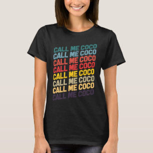 Call Me Coco Grandma T-Shirt