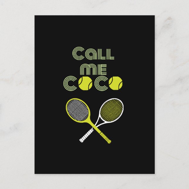 Call me coco postcard (Front)