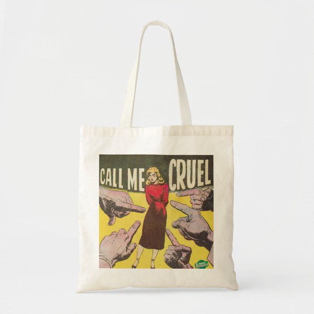 Call Me Cruel Retro Comic  Tote Bag (Front)