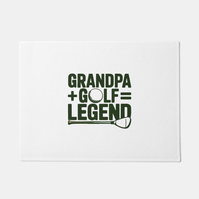 Call Me Grandpa, Watch Me Golf Doormat (Front)