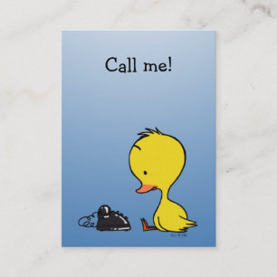 Call me! ( little duck ) business card