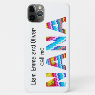Call Me Nana Crochet Letters Child Names Case-Mate iPhone Case