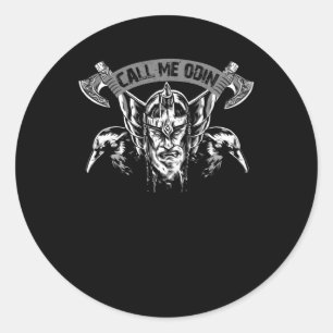 Call me Odin Classic Round Sticker