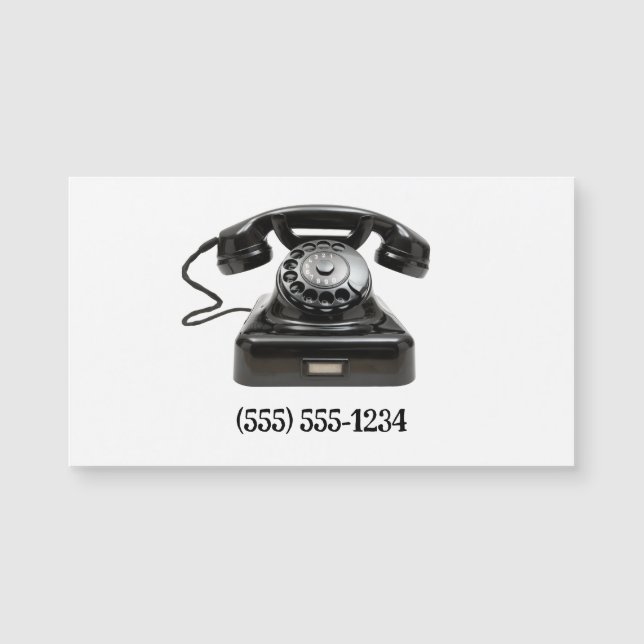 Call Me Old Fashioned Telephone Personalised Phone (Front)