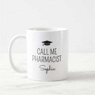 Call Me Pharmacist Personalised Name Coffee Mug