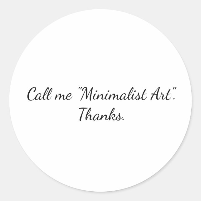 Call me  Sticker (Front)