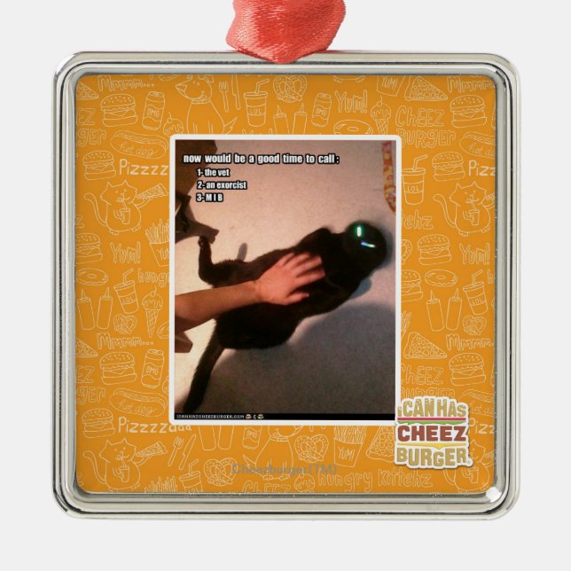 Call MIB Metal Ornament (Front)