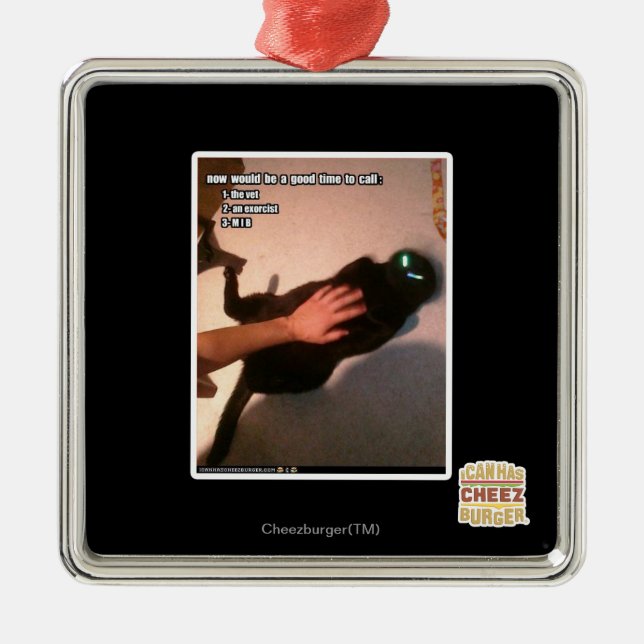 Call MIB Metal Ornament (Front)