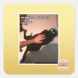 Call MIB Square Sticker