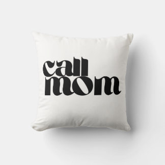 Call Mum Dorm Throw Pillow