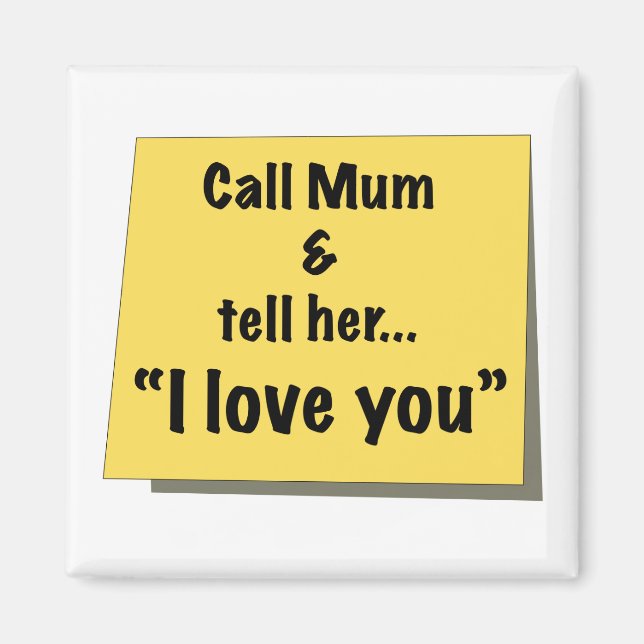 Call Mum - Magnet (Front)