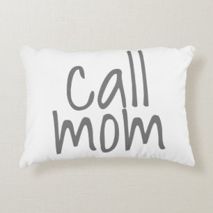 Call Mum Text Mum Throw Pillow