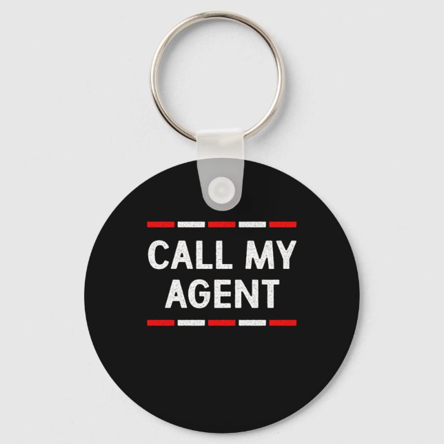 Call My Agent Casting Actor Actress Acting Gift Key Ring (Front)