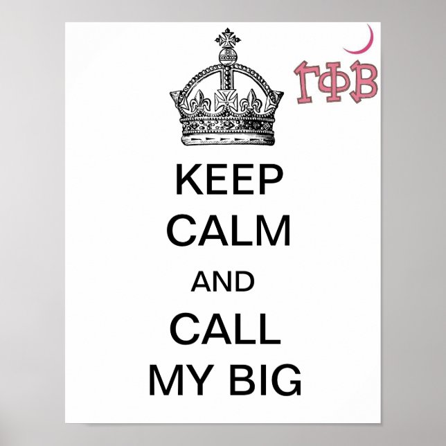 Call My Big Poster (Front)