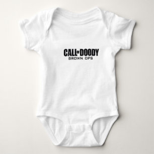 Call of Doody Brown Ops Baby Bodysuit