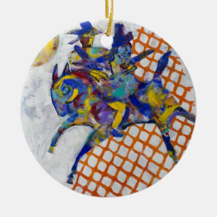 Call of the Heyoka Ceramic Tree Decoration