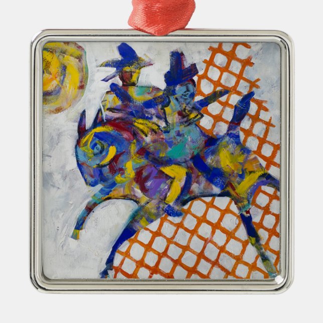 Call of the Heyoka Metal Tree Decoration (Front)
