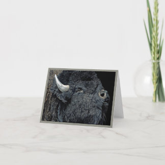 "Call of the Prairie" - Bison Card