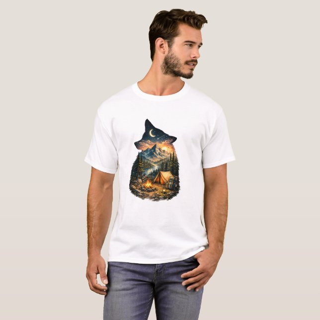 Call of the Wild-Camping Adeventure T-Shirt (Front Full)